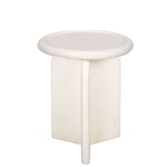 White Tripod Side Table