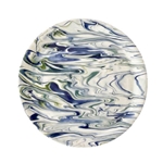 Ocean Marbleized Dinner Plate