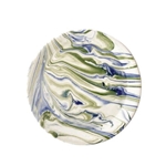 Ocean Marbleized Salad Plate