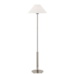 Moderne Polished Nickel LED Floor Lamp