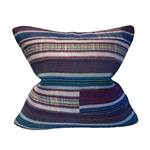 Vintage Kantha Striped Pillow