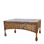 English Rattan Coffee Table