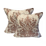 Pair Fortuny Glicine Pillows
