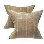 Pair Vintage Textile Pillows