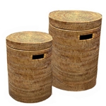Light Rattan Hamper