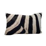 Zebra Hide Lumbar Pillow