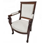 Pair Egyptian Revival Armchairs