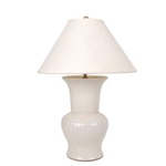 Chinese Ivory Fluted Beaker Table Lamp