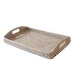 Bleached Morning Tray, Lg.