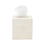 Ivory Parchment Tissue Box
