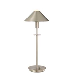 Nickel Halogen Table Lamp