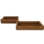 Rattan Bathroom Tray