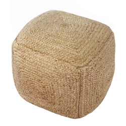Natural Hemp Pouf