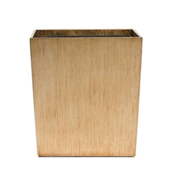 Gold Leaf Wastebasket