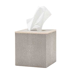 Faux Shagreen Tissue Box