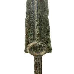 Luristan Bronze Knife on Stand
