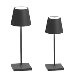 Charcoal Cordless LED Table Lamp