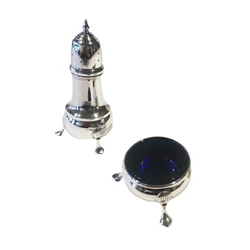 Silver Salt and Pepper Set