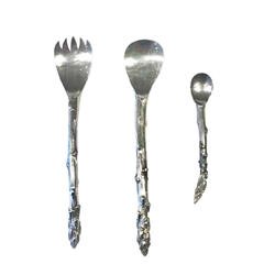 Silver Asparagus Serving Set