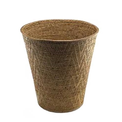 Bali Chevron Wastebasket