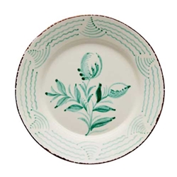 Green Portuguese Talavera Plate