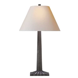 Iron Fluted Table Lamp