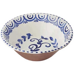 Blue Portuguese Talavera Bowl