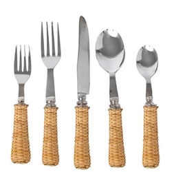 Basketweave Flatware