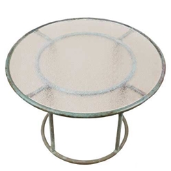 Walter Lamb Bronze Dining Table