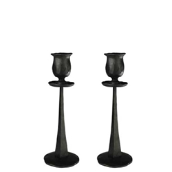 Pair Iron Candlesticks