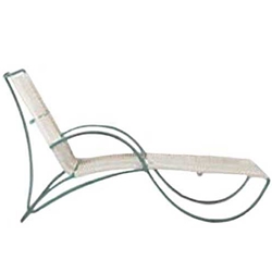 Walter Lamb Bronze Chaise Lounge
