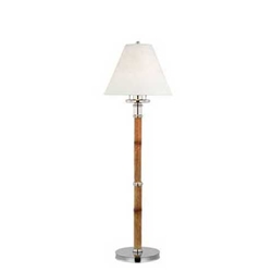 Bamboo Nickel Table Lamp