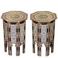 Mother of Pearl Inlay Tables