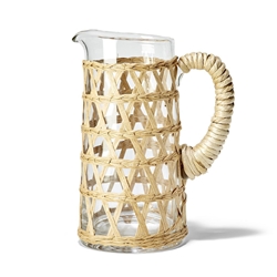 Natural Lattice Glass Pitcher