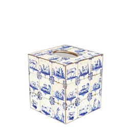 Delft Tile Tissue Box