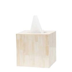 Bone Inlay Tissue Box