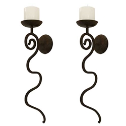 Pair French Iron Appliques