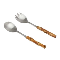 Bamboo Salad Servers