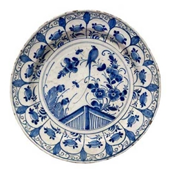 Blue and White Delft Charger