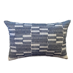 Pair Ghana Textile Lumbar Pillows