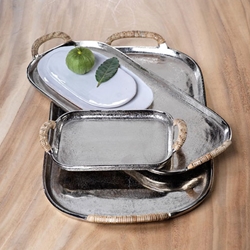 Aluminum Rattan Tray