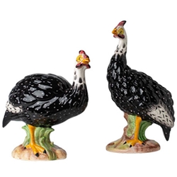 Pair of Guinea Hens
