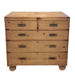French Pine Campaign Chest