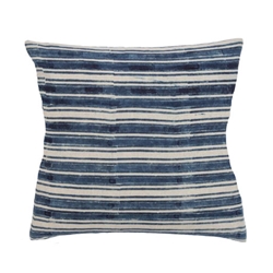 Pair Indigo Stripe Pillows