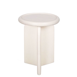 White Tripod Side Table