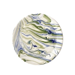 Ocean Marbleized Salad Plate