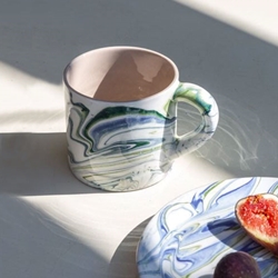 Ocean Marbleized Mug