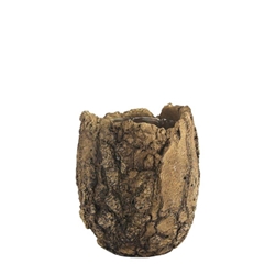 Faux Bois Planter; Sm.