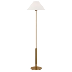 Moderne Brass LED Floor Lamp