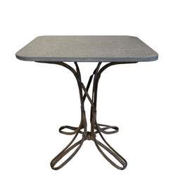 Pair French Steel Garden Tables